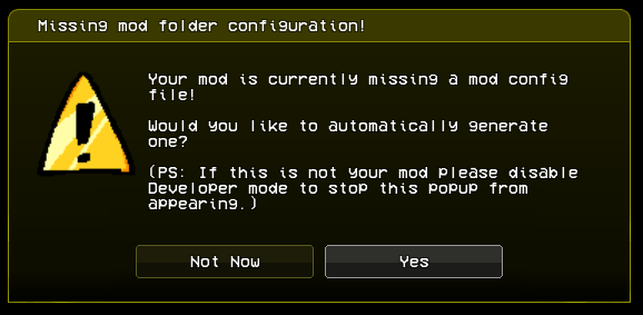 Warning Screen for launching a Modpack without a modpack.ini file