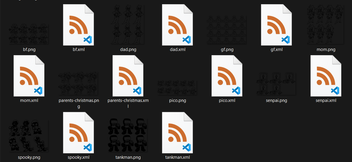Character file location